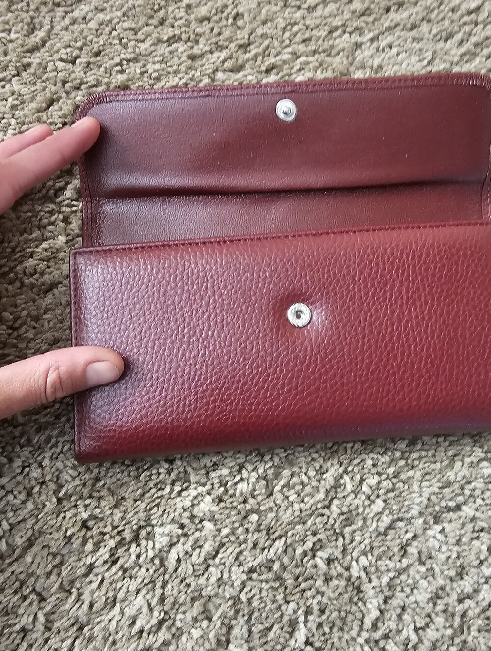 Vintage kate spade Red Leather Clutch - Picture 2 of 6